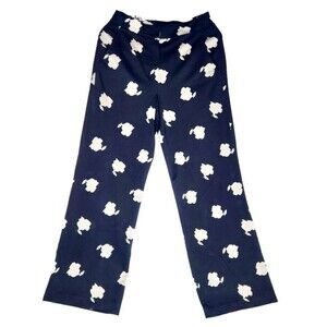 Max Mara Bora Ultramarine Straight Pants Womens Size 6 Stretch Career Comfort